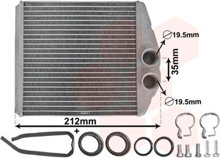 Radiador de forno (de aquecedor) VAN Wezel 37006354 preço, a partir de 49,06 USD